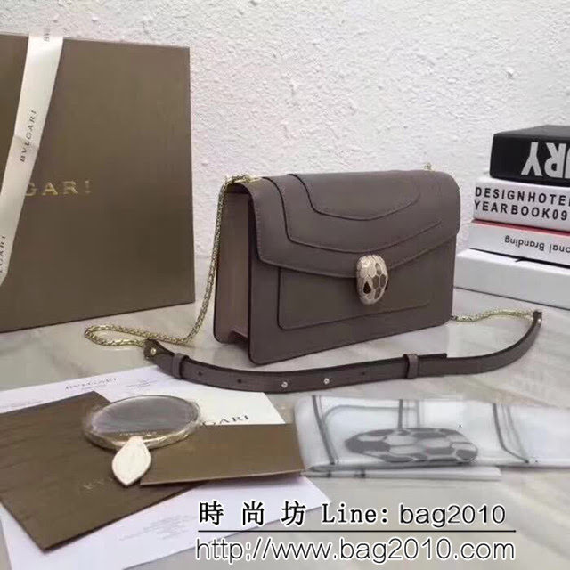 BVLGARI寶格麗 進口牛皮系列 時尚百搭 單肩斜挎包 39174 FYD1132